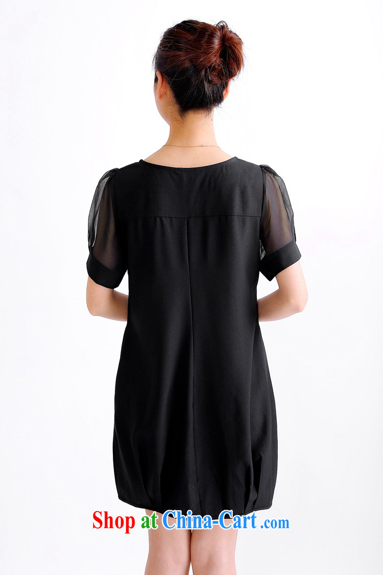 Jacob, Su-mi 2015 the code female thick MM spring and summer dresses girls won and indeed XL snow woven dresses 8013 #black XXXXL pictures, price, brand platters! Elections are good character, the national distribution, so why buy now enjoy more preferential! Health