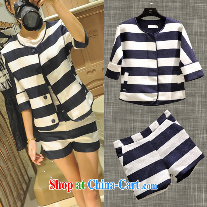 korea Connie Ting 2015 spring loaded girls 100 streaks on leisure shorts small suit Korean jacket two-piece with transparent S pictures, price, brand platters! Elections are good character, the national distribution, so why buy now enjoy more preferential! Health