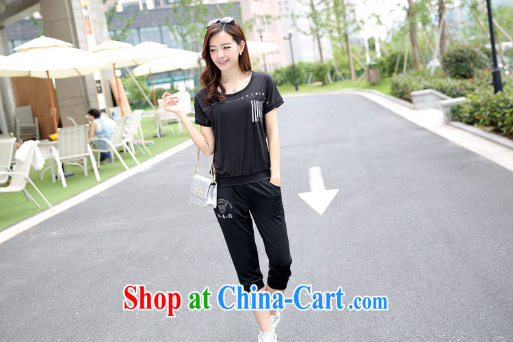 korea Connie Ting 2015 thick MM sports package the code female summer leisure short-sleeved Korean two-piece gray 3 XL weight 145 - 165 Jack pictures, price, brand platters! Elections are good character, the national distribution, so why buy now enjoy more preferential! Health