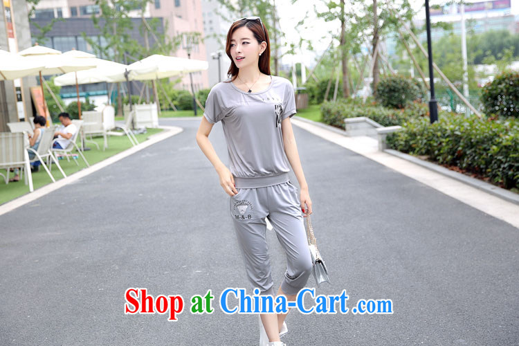 The Ju-chipset 2015 spring and summer, thick MM sister Sport Kits women summer 2014 the code female Leisure package Women 0386 gray XXXXL pictures, price, brand platters! Elections are good character, the national distribution, so why buy now enjoy more preferential! Health