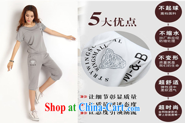 The Ju-chipset 2015 spring and summer, thick MM sister Sport Kits women summer 2014 the code female Leisure package Women 0386 gray XXXXL pictures, price, brand platters! Elections are good character, the national distribution, so why buy now enjoy more preferential! Health