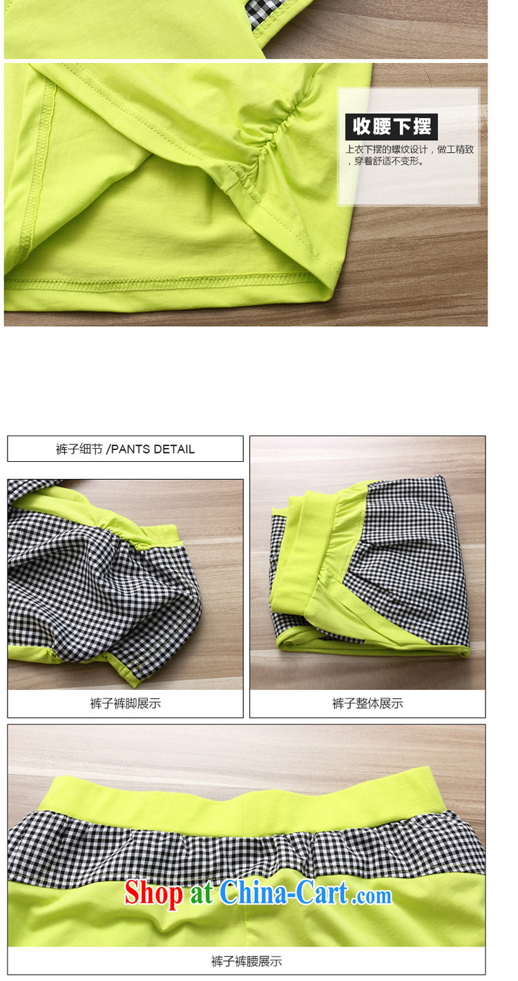 According to perfect summer 2015 new Korean fashion grid larger Leisure package College wind sport Y 2179 fluorescent green XXXL pictures, price, brand platters! Elections are good character, the national distribution, so why buy now enjoy more preferential! Health