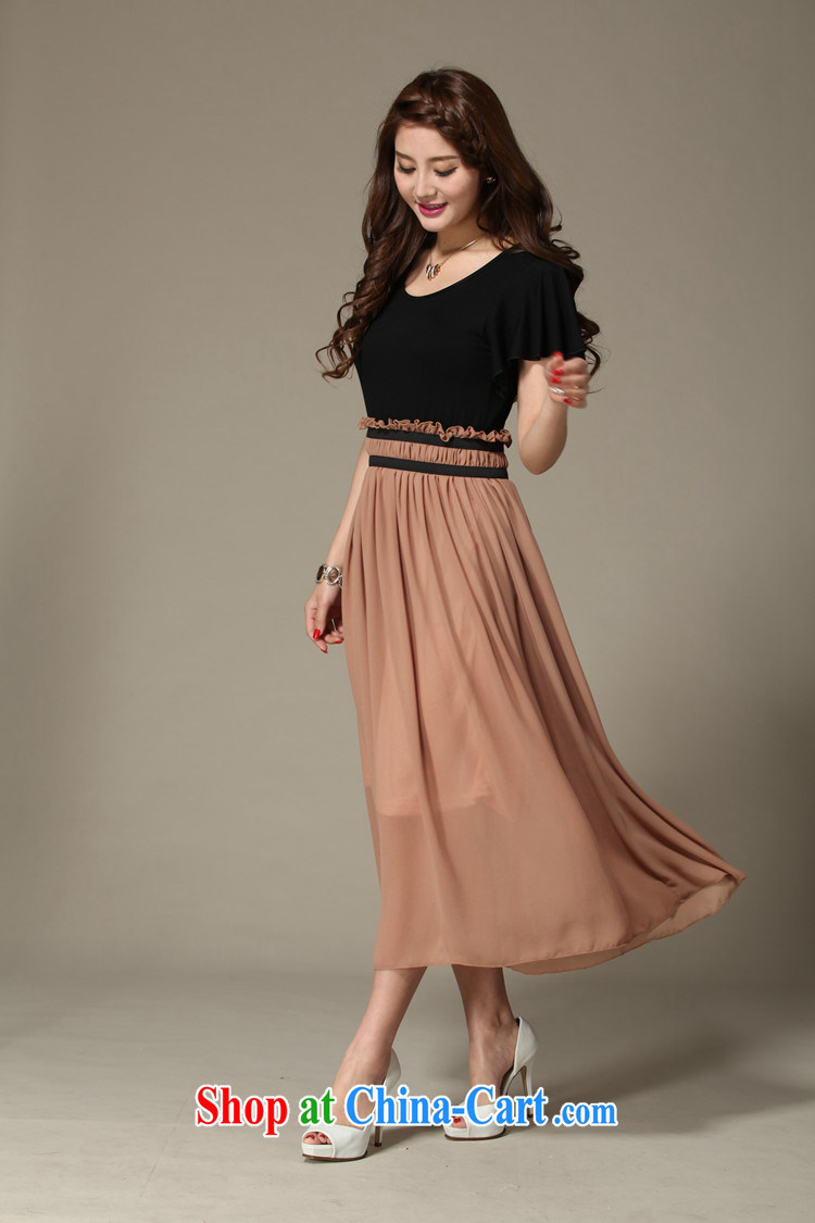 Iraq, the 2015 summer new, larger female thick mm thick sister Europe stitching snow woven bohemian skirts 836 tea-colored XL pictures, price, brand platters! Elections are good character, the national distribution, so why buy now enjoy more preferential! Health