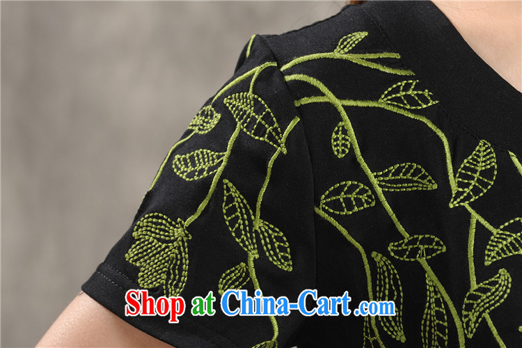 Summer new Ethnic Wind embroidered TRAY FOR SMALL V collar short-sleeved large, female T pension-sheng Lin bird 2015 the package mail white XXXL pictures, price, brand platters! Elections are good character, the national distribution, so why buy now enjoy more preferential! Health