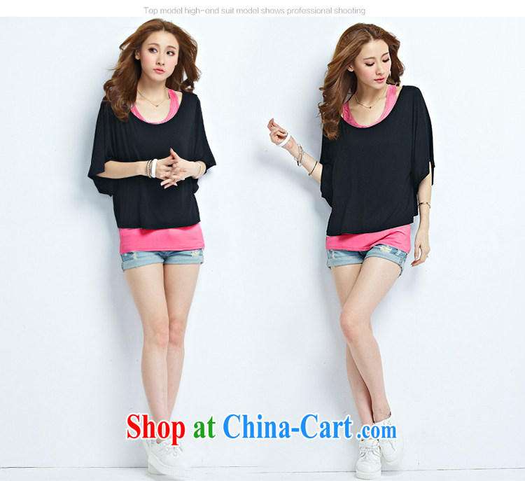 In 2015 a new king, female summer round-collar loose short-sleeved T-shirt girl short sleeve two-piece 1107 gray 5 XL pictures, price, brand platters! Elections are good character, the national distribution, so why buy now enjoy more preferential! Health