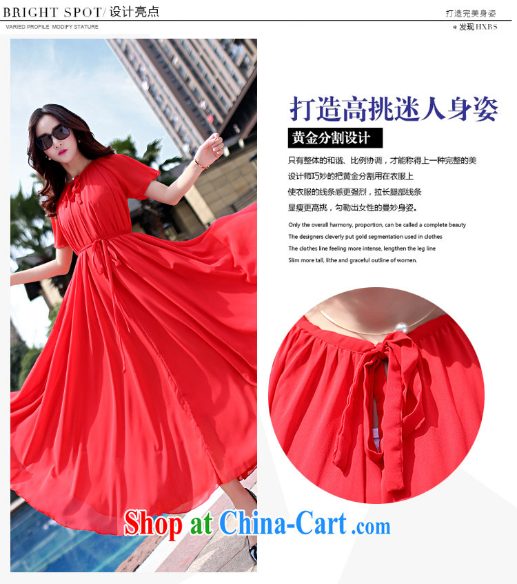 COVERED BY THE 2015 summer new, larger female loose long, short-sleeved snow woven dresses bohemian beach resort style dress royal blue XL pictures, price, brand platters! Elections are good character, the national distribution, so why buy now enjoy more preferential! Health