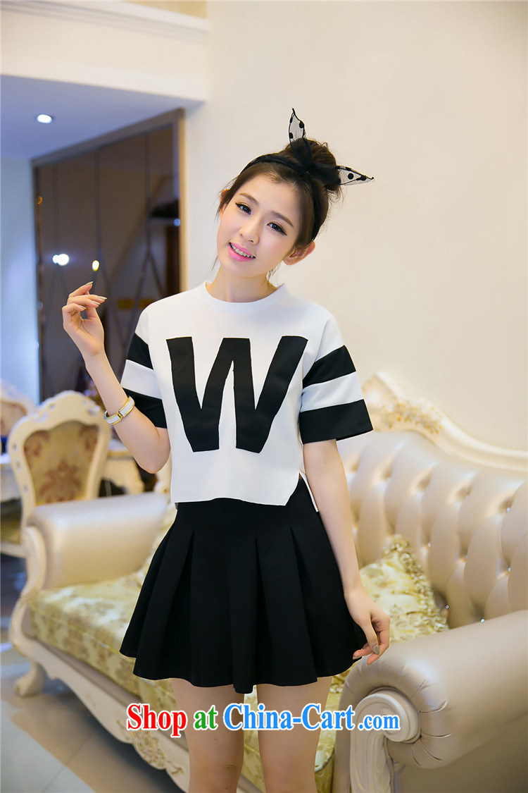 Love waving 2015 package girls Summer Package Kit two kits set up and down the skirt Korean white M pictures, price, brand platters! Elections are good character, the national distribution, so why buy now enjoy more preferential! Health