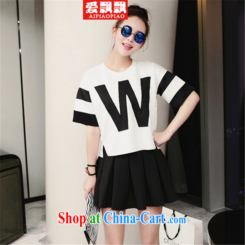 Love waving 2015 package girls Summer Package Kit two kits set up and down the skirt Korean white M
