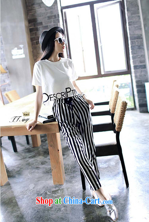 Love waving 2015 letter stamp short shirt stripes, Trouser Press temperament Kit female picture color S pictures, price, brand platters! Elections are good character, the national distribution, so why buy now enjoy more preferential! Health