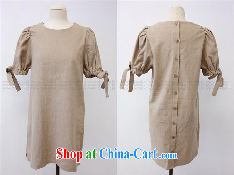 Health concerns women pregnant women with 2015 summer new linen cotton loose back click the clip bowtie bubble cuff pregnant women dress deep card its the color M pictures, price, brand platters! Elections are good character, the national distribution, so why buy now enjoy more preferential! Health