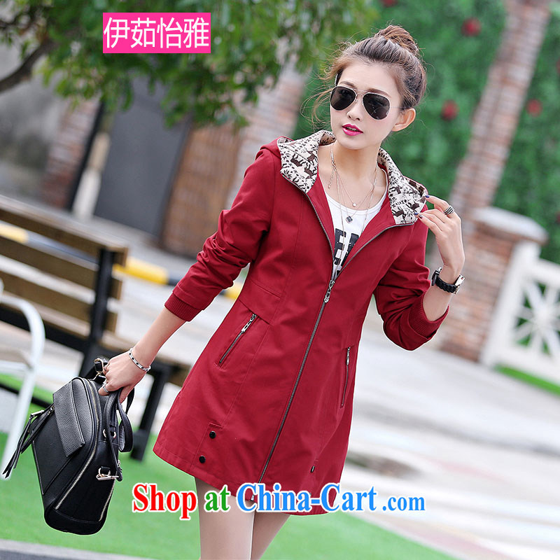 The Ju-Yee Nga 2014 new autumn and replace the Code women fashion style in Europe and about 100 ground coat YY 88,689 khaki-colored XXXXL, Yu Yee Nga, shopping on the Internet