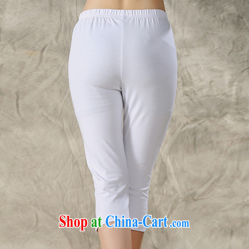 spring and summer, new Ethnic Wind embroidery Embroidery is not rules, with a short-sleeved top, female T shirt + embroidery solid Trouser press kit female sung lim bird 2015 delivery package mail white M Sheng Lin, birds, and shopping on the Internet