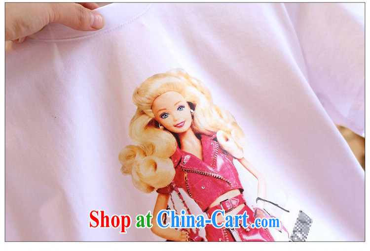 Purple long-sun Korean summer new, two-piece and indeed increase, female fat mm cartoon short-sleeved T shirt T-shirt + Rainbow striped short pants 7249 #3 XL 150 - 160 Jack left and right pictures, price, brand platters! Elections are good character, the national distribution, so why buy now enjoy more preferential! Health