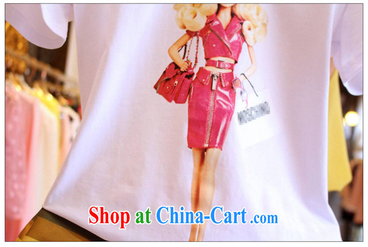 Purple long-sun Korean summer new, two-piece and indeed increase, female fat mm cartoon short-sleeved T shirt T-shirt + Rainbow striped short pants 7249 #3 XL 150 - 160 Jack left and right pictures, price, brand platters! Elections are good character, the national distribution, so why buy now enjoy more preferential! Health