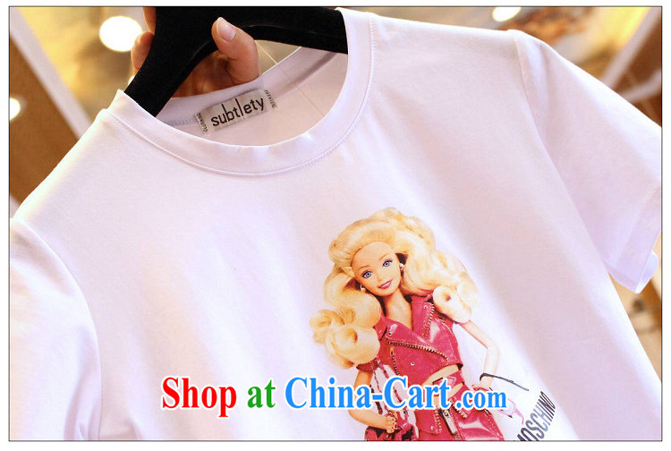 Purple long-sun Korean summer new, two-piece and indeed increase, female fat mm cartoon short-sleeved T shirt T-shirt + Rainbow striped short pants 7249 #3 XL 150 - 160 Jack left and right pictures, price, brand platters! Elections are good character, the national distribution, so why buy now enjoy more preferential! Health