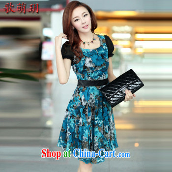 Song Meng Yin Yue XL female summer, new Korean silk snow-woven dresses beauty graphics thin lace short-sleeved skirt AS 0137 white XXXL (150 - 165 ) jack pictures, price, brand platters! Elections are good character, the national distribution, so why buy now enjoy more preferential! Health