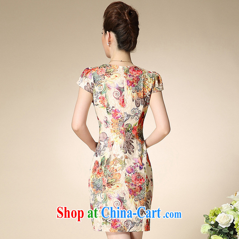 Mr Ronald ARCULLI is new, antique and elegant refined and stylish beauty lace large code female cheongsam dress female sung lim bird 2015 the payment packages on the ground rose XXXL Sheng Lin, birds, and shopping on the Internet