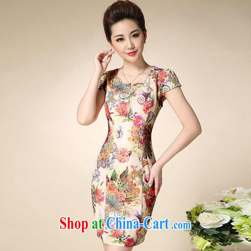Mr Ronald ARCULLI is new, antique and elegant refined and stylish beauty lace large code female cheongsam dress female sung lim bird 2015 the payment packages on the ground rose XXXL Sheng Lin, birds, and shopping on the Internet