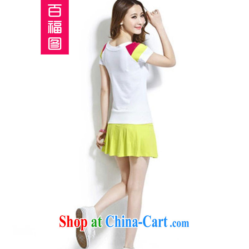 100 Of The 2015 real-time a summer Korean spelling color trendy, young girls who dress casual tennis clothes campaign skirt Kit high-end custom! In the Pre-IPO Share Option Scheme. watermelon red XXL, 100 well figure (BAIFUTU), and shopping on the Internet