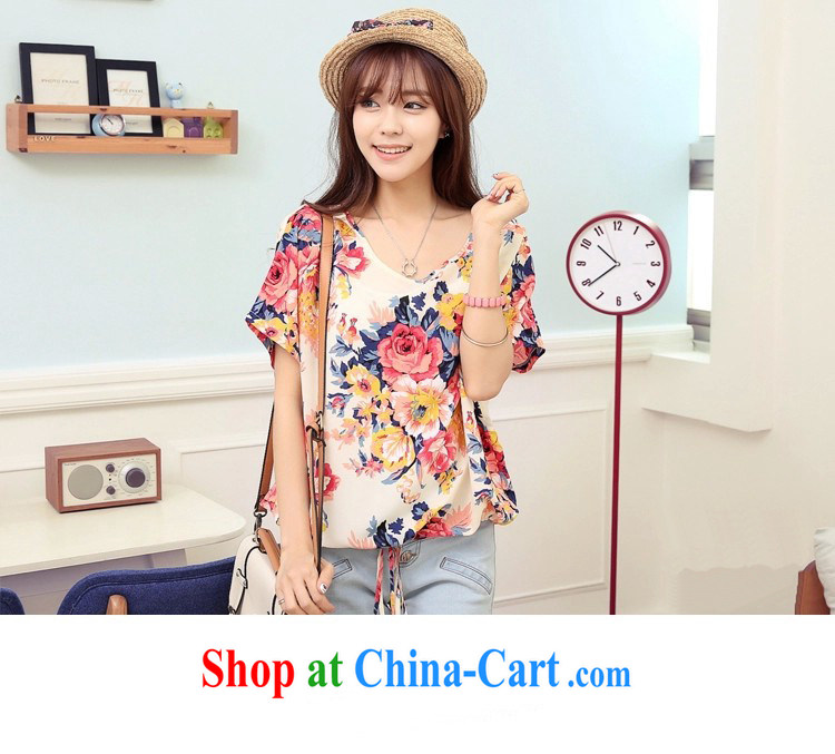 Mr MAK, exchange summer 2015 Korean version the ventricular hypertrophy, female 200 Jack mm thick loose video thin short-sleeved stamp T pension fat snow woven shirts 6959 photo color 4 XL pictures, price, brand platters! Elections are good character, the national distribution, so why buy now enjoy more preferential! Health