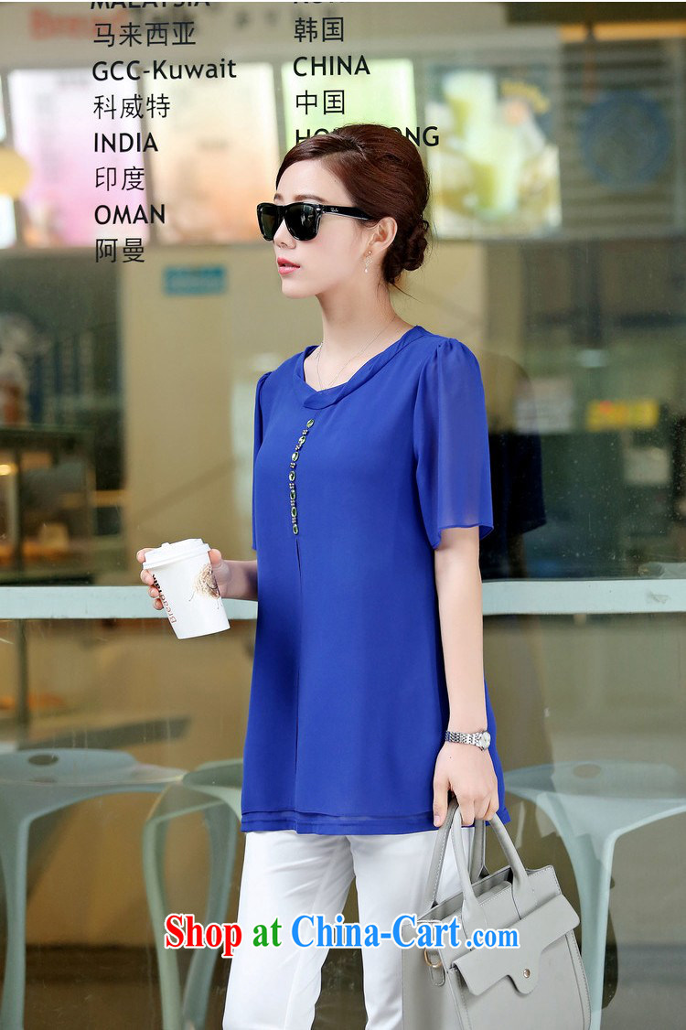 mm thick summer 2015 new blouses short-sleeved Solid Color loose video thin large, female snow woven shirts elegance small T-shirt girl, older women new maroon XXL recommendations 130 - 145 Jack pictures, price, brand platters! Elections are good character, the national distribution, so why buy now enjoy more preferential! Health