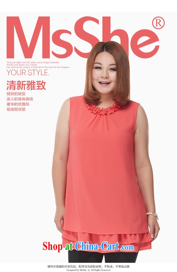 MSSHE XL women 2015 spring flouncing burned take round-collar sleeveless vest snow woven shirts 2739 royal blue 6 XL pictures, price, brand platters! Elections are good character, the national distribution, so why buy now enjoy more preferential! Health