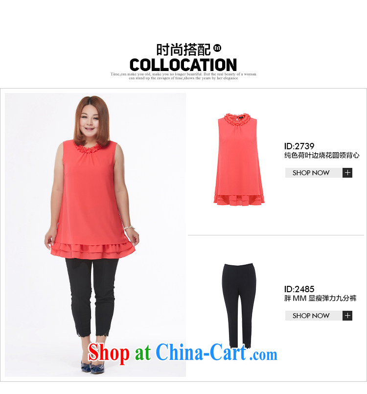 MSSHE XL women 2015 spring flouncing burned take round-collar sleeveless vest snow woven shirts 2739 royal blue 6 XL pictures, price, brand platters! Elections are good character, the national distribution, so why buy now enjoy more preferential! Health