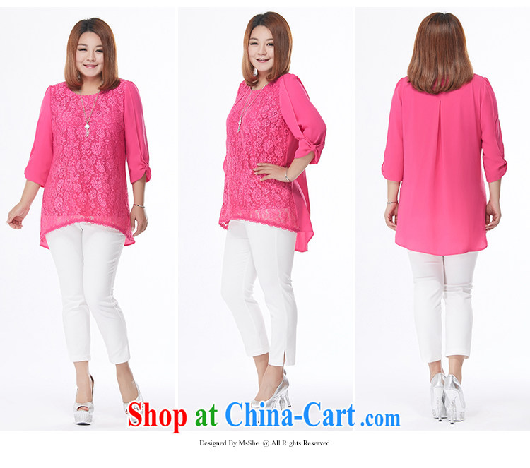 MSSHE XL female snow woven shirts 2015 new summer long in Paragraph 7 the cuff lace Flower Snow woven shirts 4055 red 6 XL pictures, price, brand platters! Elections are good character, the national distribution, so why buy now enjoy more preferential! Health
