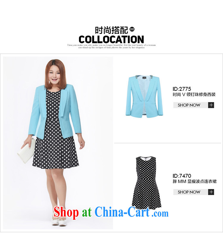 MSSHE XL ladies' 2015 spring commuter OLV collar pin Pearl jacket clearance 2775 blue 3 XL pictures, price, brand platters! Elections are good character, the national distribution, so why buy now enjoy more preferential! Health