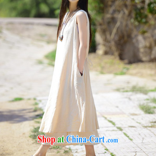 Princess Ponte 2015, female arts, with generous large solid color vest straps long skirt cotton Ma dresses light green L pictures, price, brand platters! Elections are good character, the national distribution, so why buy now enjoy more preferential! Health