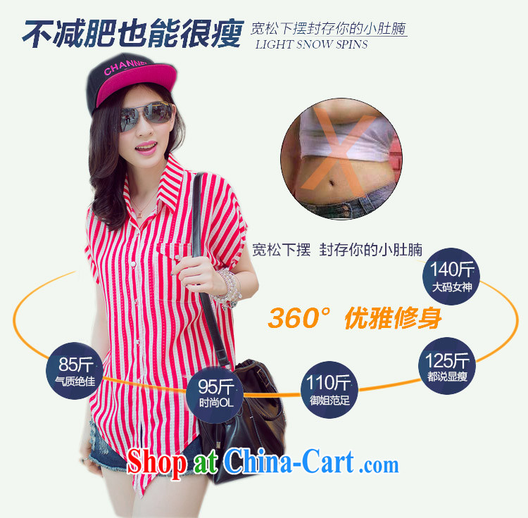Celia Diana Ting 2015 spring and summer new Korean trendy, thick MM streaks graphics thin female snow-woven shirts 8042 blue XXXL (145 - 155 ) jack pictures, price, brand platters! Elections are good character, the national distribution, so why buy now enjoy more preferential! Health