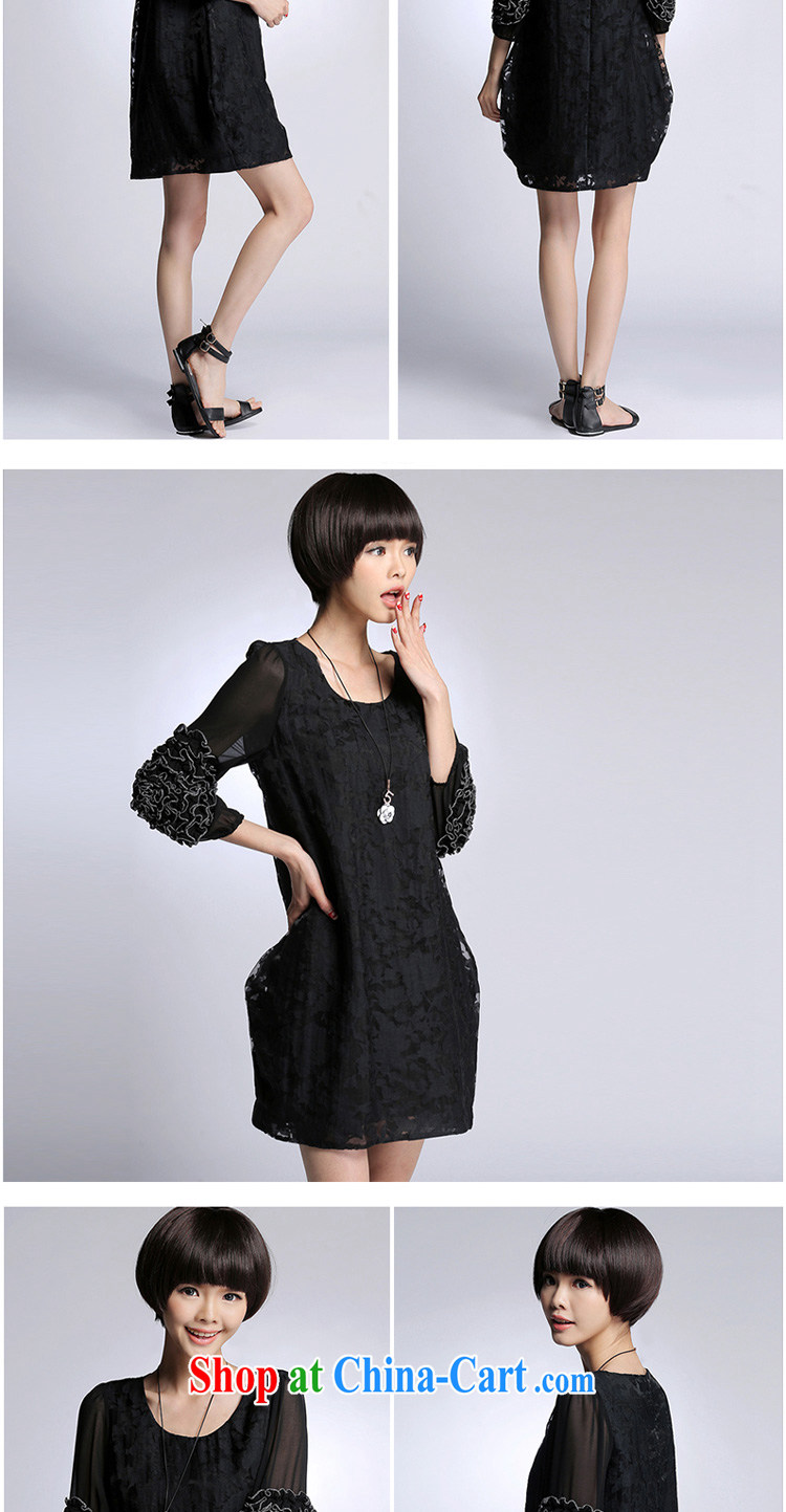 In short, the 2015 will be in Europe and America, new thick mm and indeed intensify, loose video thin long european root yarn jacquard dresses J 799 black 4XL pictures, price, brand platters! Elections are good character, the national distribution, so why buy now enjoy more preferential! Health