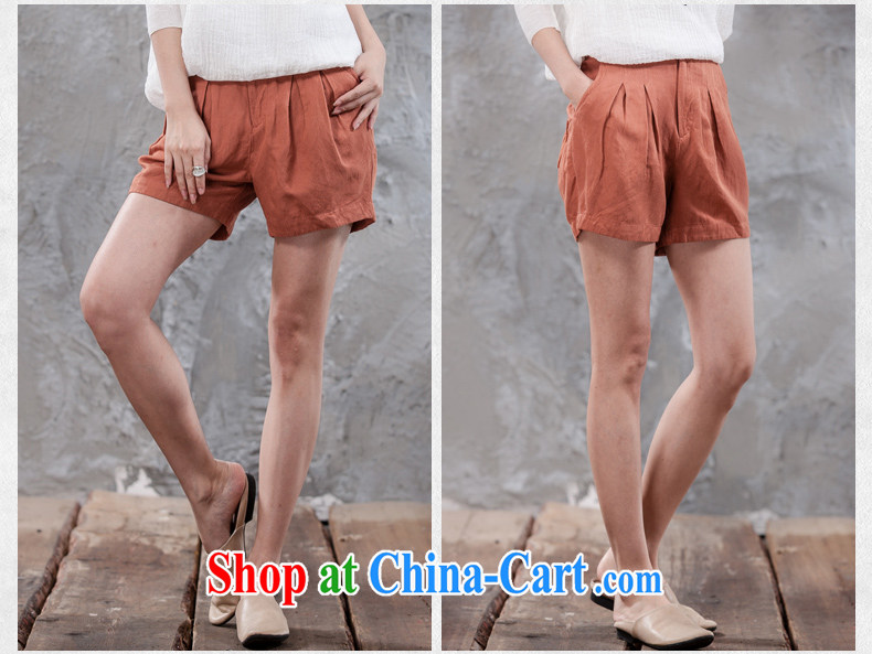 Xiao Nan Guo Yi people, Mr Ronald ARCULLI, the female comfort waist cotton Ma leisure shorts loose - 2-Color orange XXL pictures, price, brand platters! Elections are good character, the national distribution, so why buy now enjoy more preferential! Health