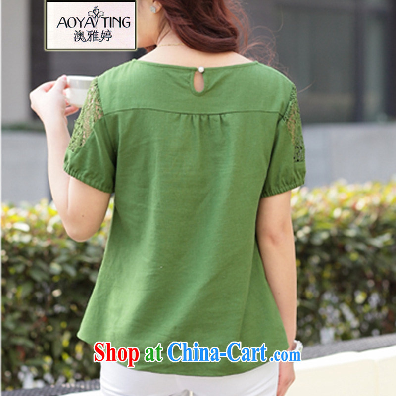 o Ya-ting 2015 summer New, and indeed increase, women mm thick cotton mA short-sleeved lace T-shirt T-shirt girls the blue 3 XL recommends that you 160 - 180 jack, O Ya-ting (aoyating), online shopping