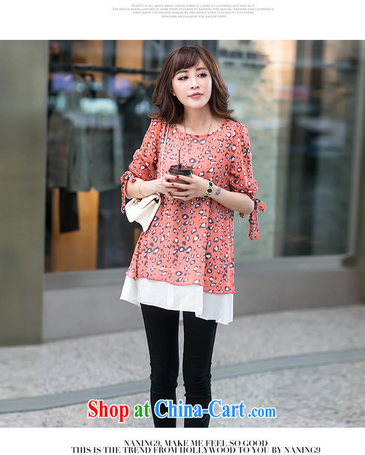Van Gogh, the larger female 2015 new female spring stamp duty cuff in spring and summer snow woven shirts female fat, video thin women leave the snow-woven short-sleeved girls T-shirt orange 4 XL pictures, price, brand platters! Elections are good character, the national distribution, so why buy now enjoy more preferential! Health