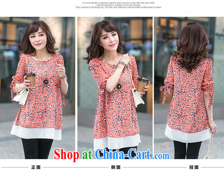 Van Gogh, the larger female 2015 new female spring stamp duty cuff in spring and summer snow woven shirts female fat, video thin women leave the snow-woven short-sleeved girls T-shirt orange 4 XL pictures, price, brand platters! Elections are good character, the national distribution, so why buy now enjoy more preferential! Health