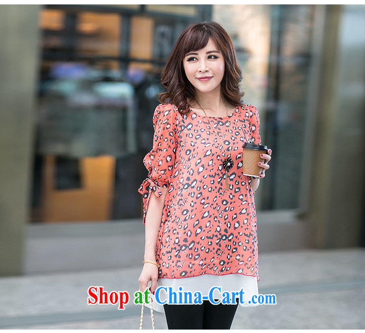 Van Gogh, the larger female 2015 new female spring stamp duty cuff in spring and summer snow woven shirts female fat, video thin women leave the snow-woven short-sleeved girls T-shirt orange 4 XL pictures, price, brand platters! Elections are good character, the national distribution, so why buy now enjoy more preferential! Health