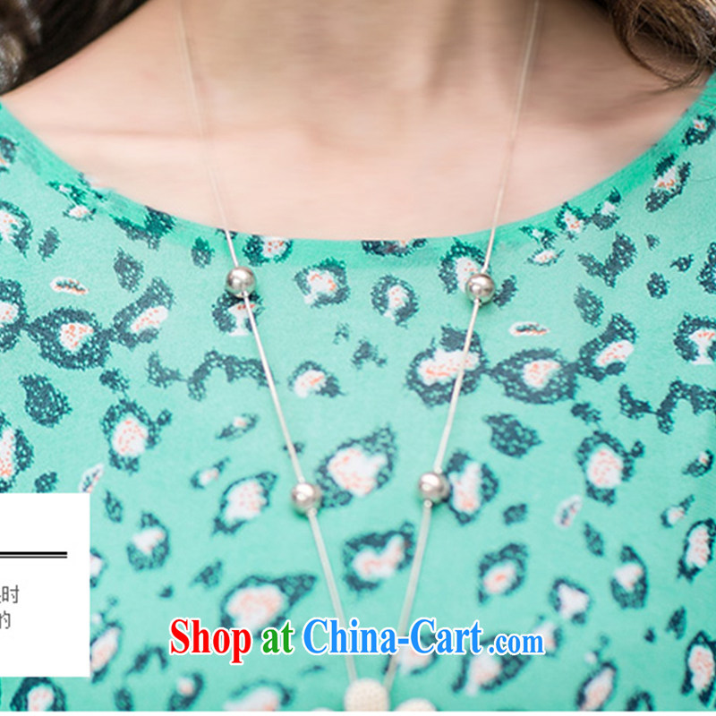 Van Gogh, the larger female 2015 new female spring stamp duty cuff in spring and summer snow woven shirts female fat, video thin women leave the snow woven short-sleeve girls T-shirt orange 4 XL, Catherine Van Gogh, and, shopping on the Internet