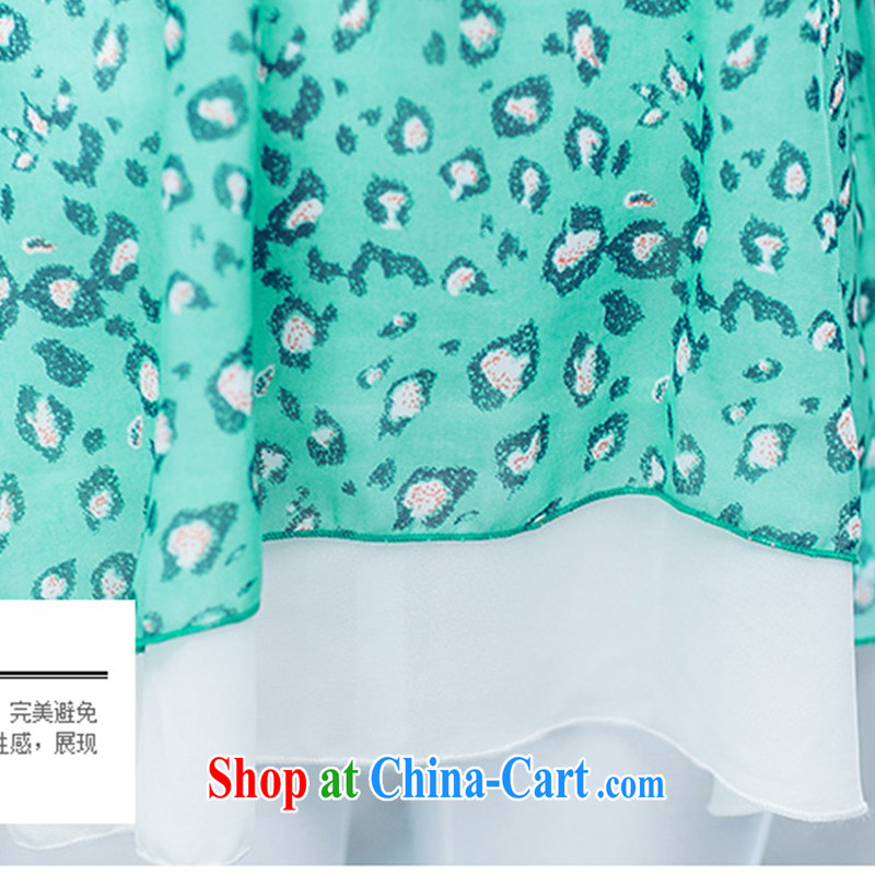 Van Gogh, the larger female 2015 new female spring stamp duty cuff in spring and summer snow woven shirts female fat, video thin women leave the snow woven short-sleeve girls T-shirt orange 4 XL, Catherine Van Gogh, and, shopping on the Internet
