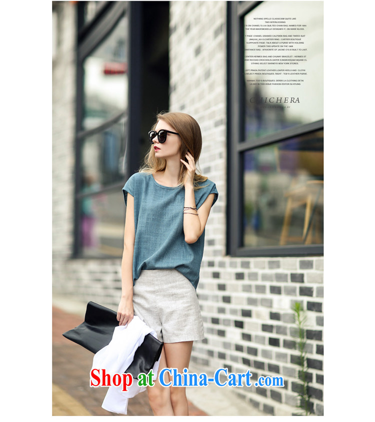 Dora, honey child 2015 summer New Europe, loose the code linen casual round-collar T pension high waist graphics thin shorts Kit 4055348 Peacock Blue T + gray shorts XXL pictures, price, brand platters! Elections are good character, the national distribution, so why buy now enjoy more preferential! Health