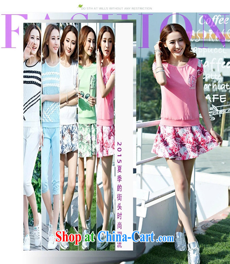 Xin, Japanese Foreign Minister Nobutaka Machimura summer 2015 new, larger female Korean short-sleeved T shirts pants and skirts leisure suite 3125 green XXL pictures, price, brand platters! Elections are good character, the national distribution, so why buy now enjoy more preferential! Health