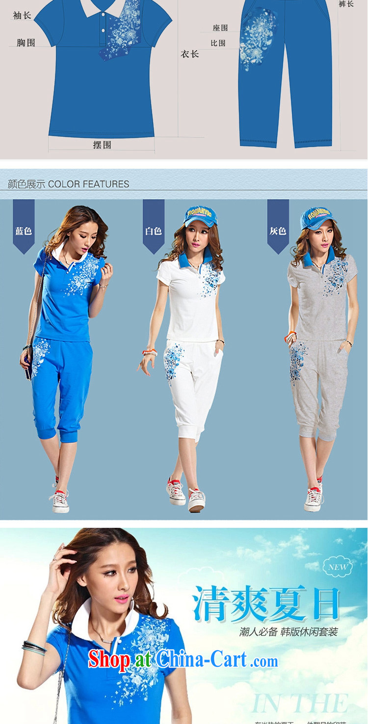 Flower could be the Isabel summer 2015 new Korean Sports & Leisure package thick MM the ventricular hypertrophy, short-sleeved two-piece D 1694 blue XXXXL pictures, price, brand platters! Elections are good character, the national distribution, so why buy now enjoy more preferential! Health