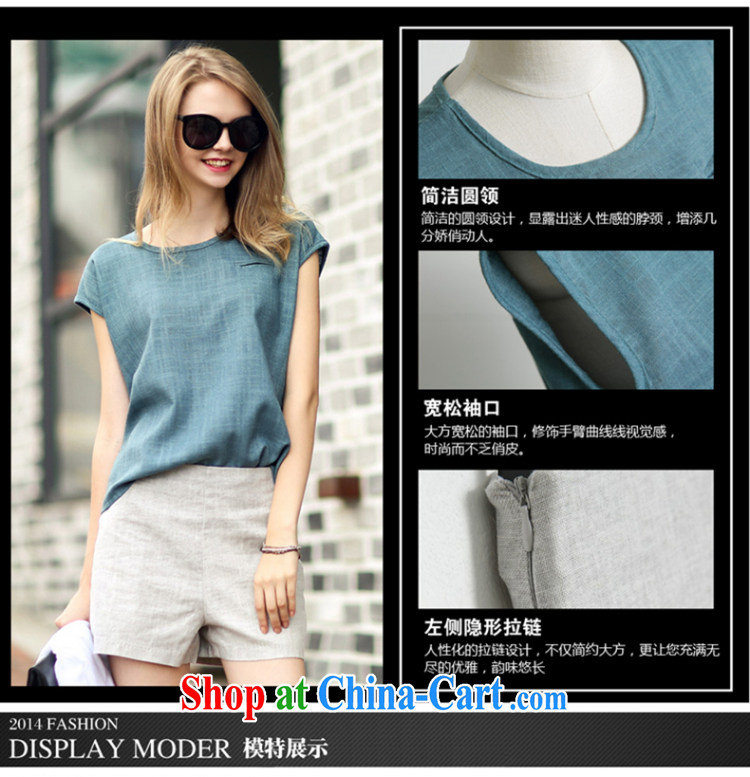 Image of 2015 Connie new linen Leisure package summer fashion in Europe and high-waist graphics thin shorts the Code women 2922 photo color M pictures, price, brand platters! Elections are good character, the national distribution, so why buy now enjoy more preferential! Health