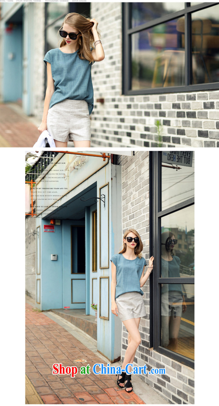 Image of 2015 Connie new linen Leisure package summer fashion in Europe and high-waist graphics thin shorts the Code women 2922 photo color M pictures, price, brand platters! Elections are good character, the national distribution, so why buy now enjoy more preferential! Health