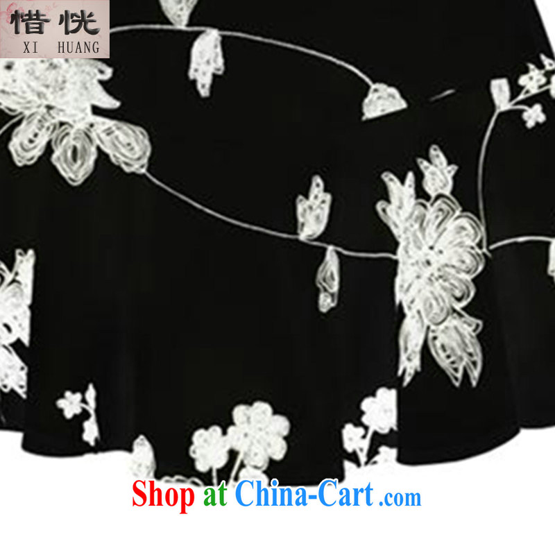 Unfortunately some 2015 Summer in Europe and America, new and indeed increase code 200 Jack mm thick beauty graphics thin shorts dresses S 2597 #XWH black 5 XL, deplored some (xihuang), online shopping