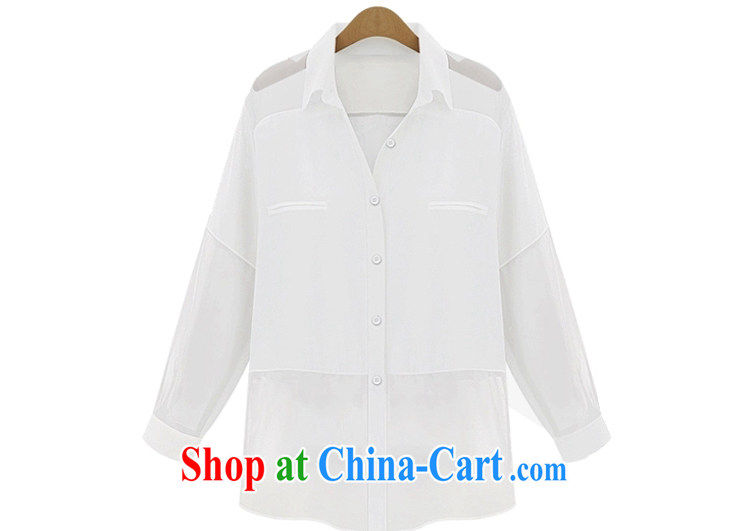 taste in Gangnam-gu 2015 summer mm thick larger female thin ice woven shirts and indeed increase code 200 Jack long sleeved shirt solid shirt 209 white 5 XL pictures, price, brand platters! Elections are good character, the national distribution, so why buy now enjoy more preferential! Health