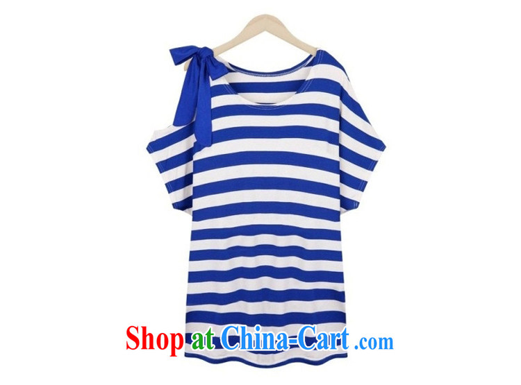 Colorful nickname Julia XL girls with thick mm summer wear new dresses, shoulder skirt large striped short-sleeved shirt solid black XXXXL pictures, price, brand platters! Elections are good character, the national distribution, so why buy now enjoy more preferential! Health