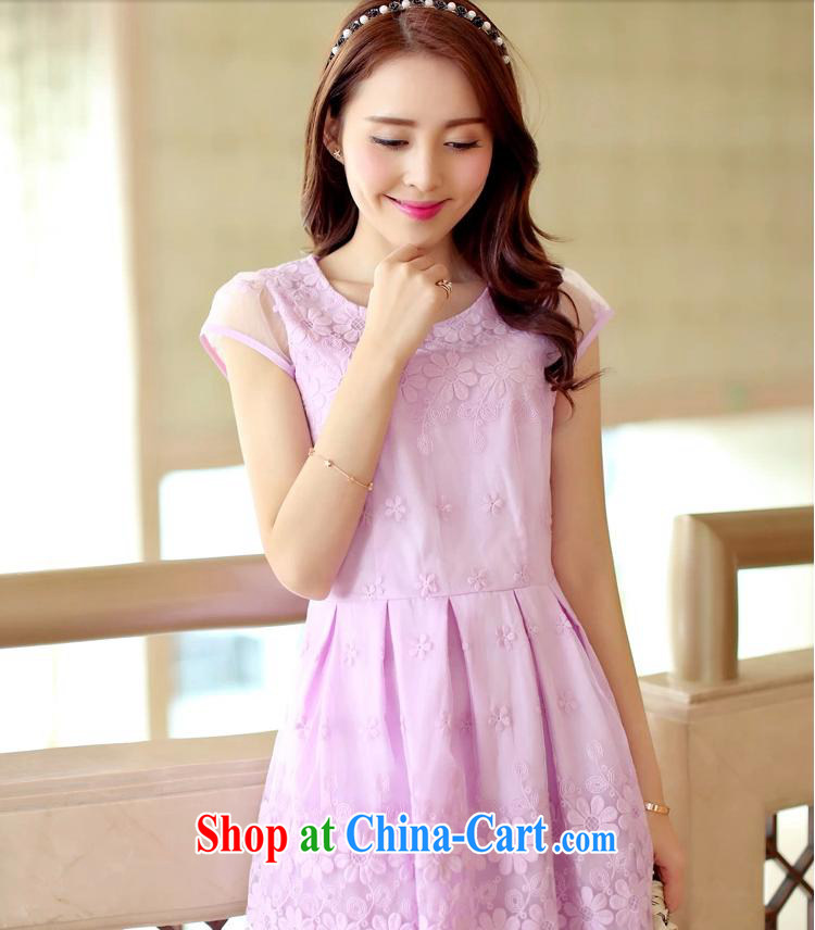 Connie clay, 2015 summer New Female European root dress Y 079 light purple S pictures, price, brand platters! Elections are good character, the national distribution, so why buy now enjoy more preferential! Health