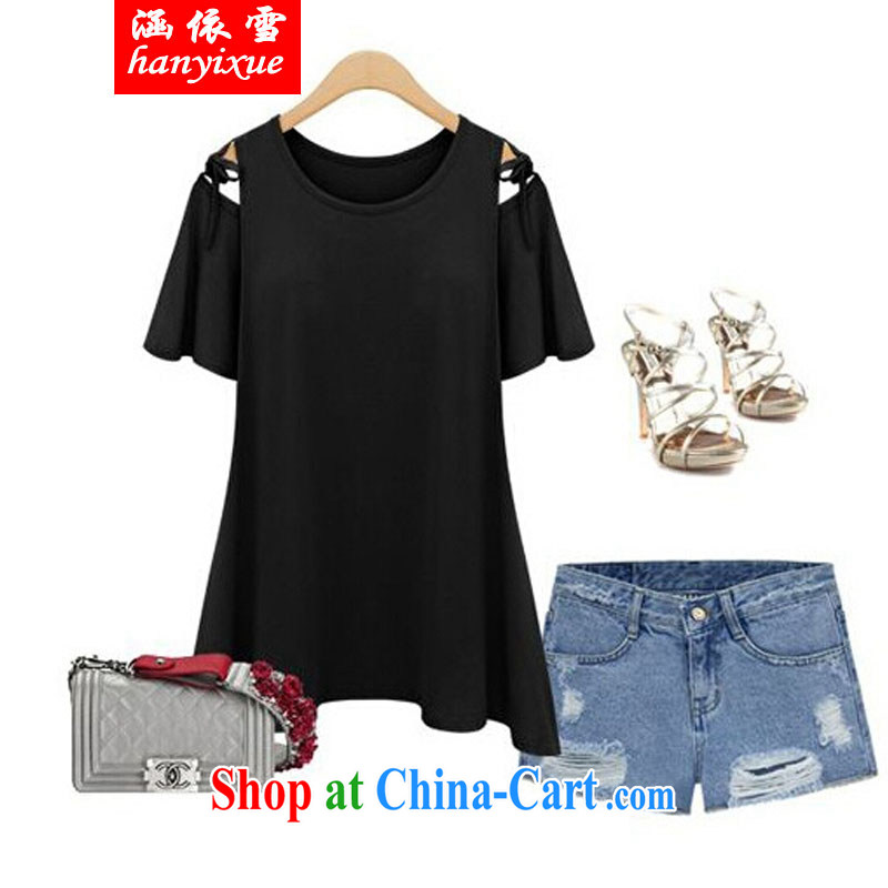 covered by snow in summer 2015, the larger female summer wear thick, graphics thin beauty, T-shirt thick mm solid Casual Shirt short-sleeved T-shirt gray XXXXL, covered in snow, shopping on the Internet