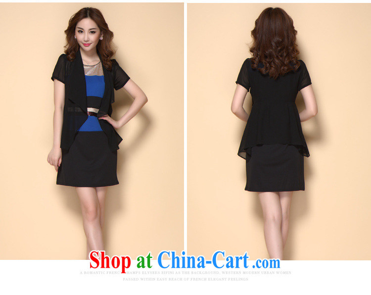 2015 European and American large Code women mm thick summer new two-piece snow woven dresses mother with thick sister boutique - YY 200,500 blue XXL code pictures, price, brand platters! Elections are good character, the national distribution, so why buy now enjoy more preferential! Health